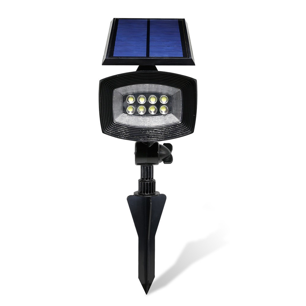 Spritzwasserfeste LED Solar Lampe Outdoor Gartenleuchte IP44 (400LM)   Erdspiess