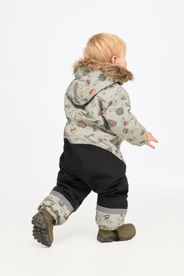 Nordbjørn Igloo Babydress, Mushroom Vroom Green