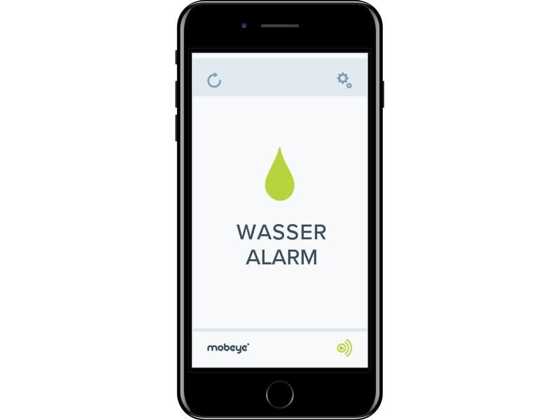 Mobeye Wassermelder WaterGuard CM4300 4G 4G Wasseralarmmelder – effektive und einfache Erkennung von wasserbasierten Flüssigkeiten