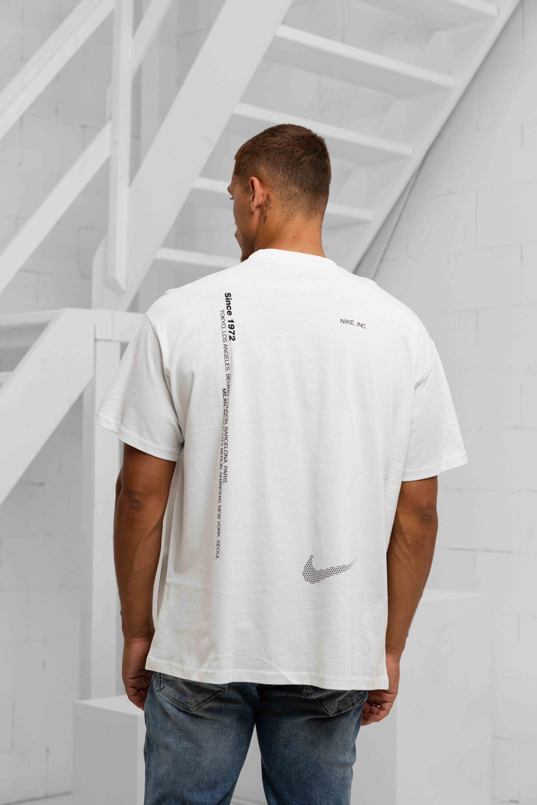 Nike Sportswear Max90 T-Shirt Heren Gebroken Wit