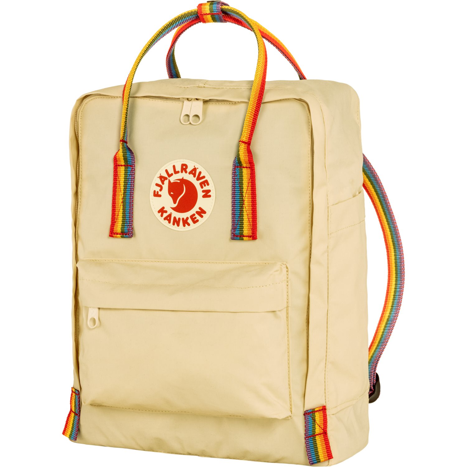 Fjallraven Kanken Rainbow light oak-rainbow pattern