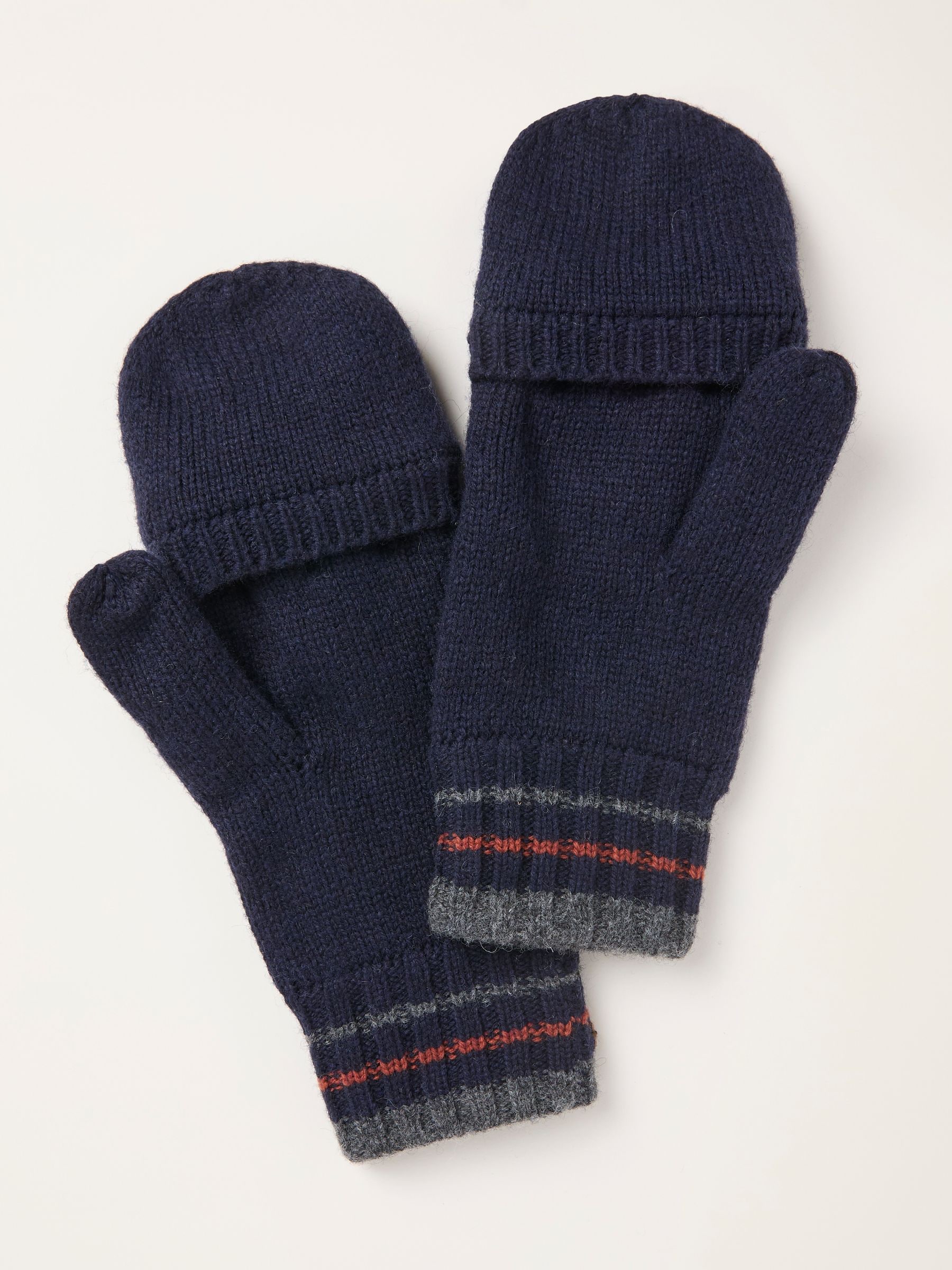 Marineblauw - FatFace Overflap Gloves