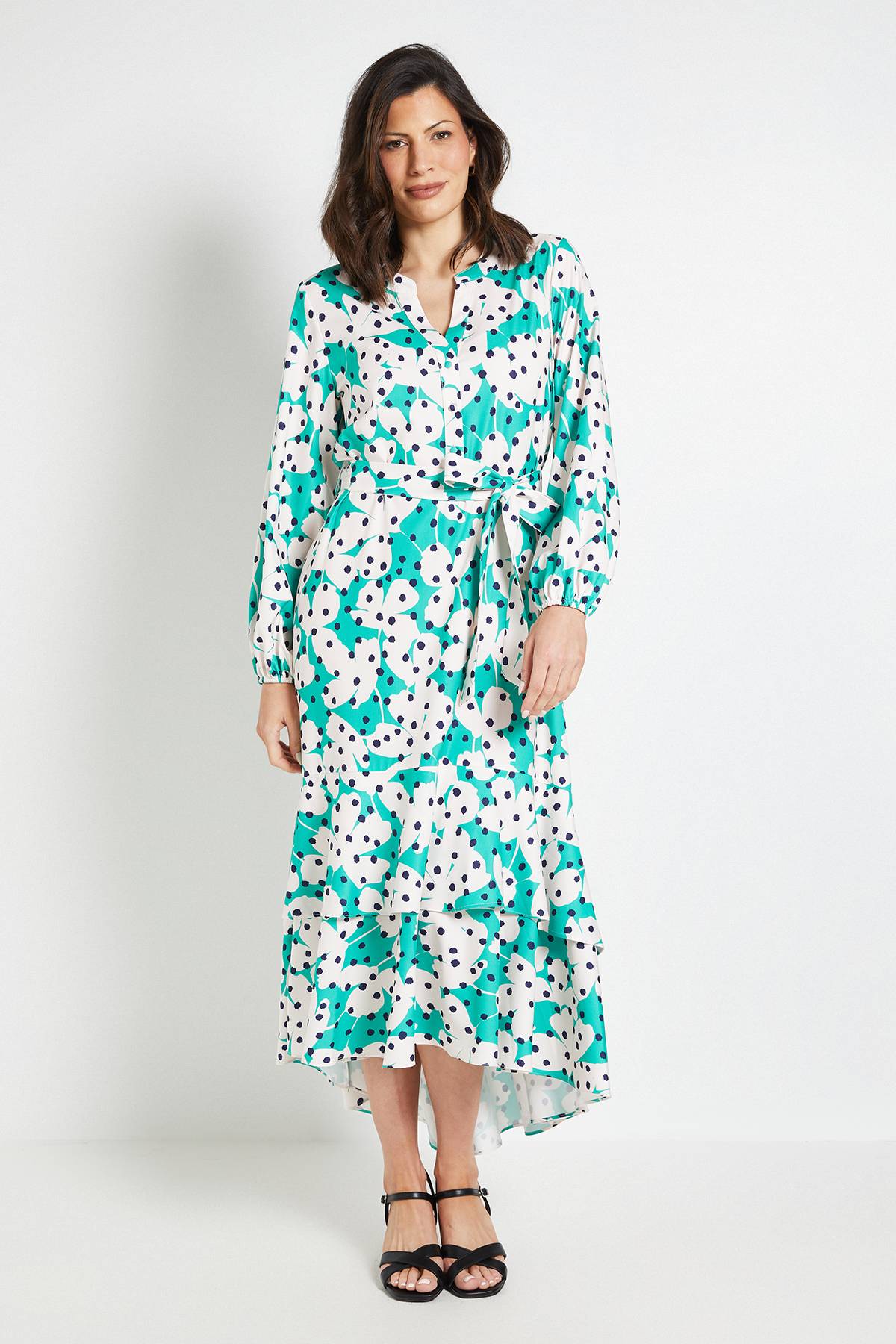Wallis Robe À Imprimé Floral À Pois