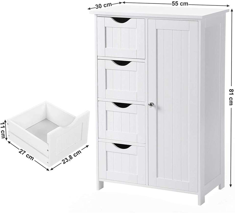 Badkamermeubel Maison Badkamermeubel ladekast met deur