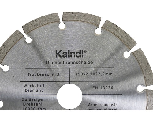 Kaindl 11369 diamantzaagblad en hardmetalen zaagblad