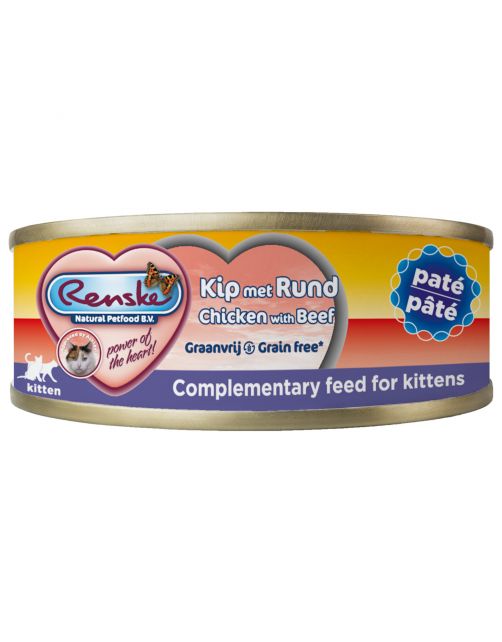 Renske Vers Paté Kitten 70 g - Kattenvoer