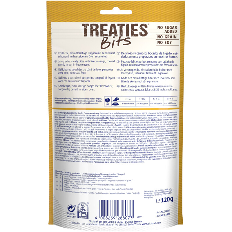 Vitakraft Treaties bits leverworst