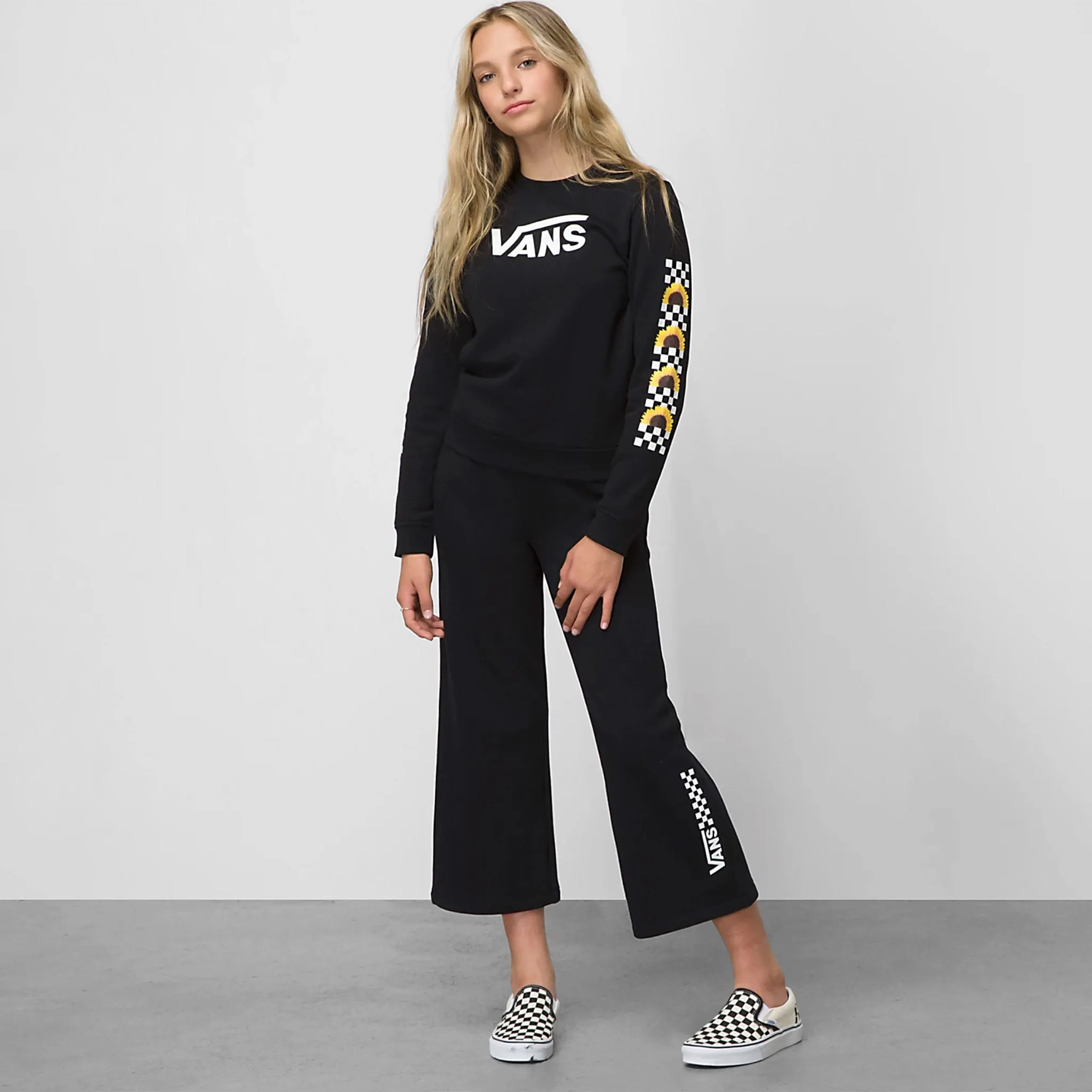 Vans Pantalon Ouaté Chalkboard Crop 7-14ans