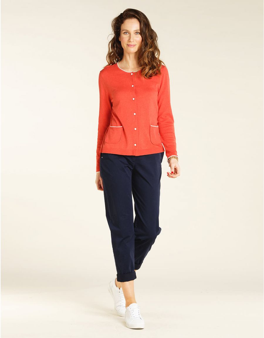 Pantalon chino marine