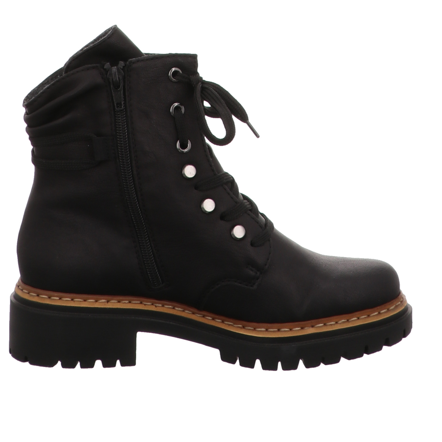 Rieker Schnürstiefel schwarz