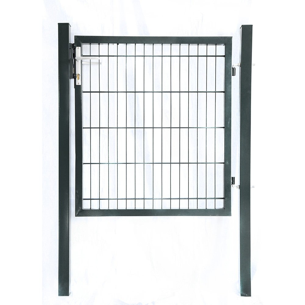 Home Deluxe - PORTARIUS Tuinpoort - Kleur: Antraciet, Hoogte 100 cm - incl. handgreep, slot en sleutel | Tuinpoort, Opritpoort, Tuinpoort