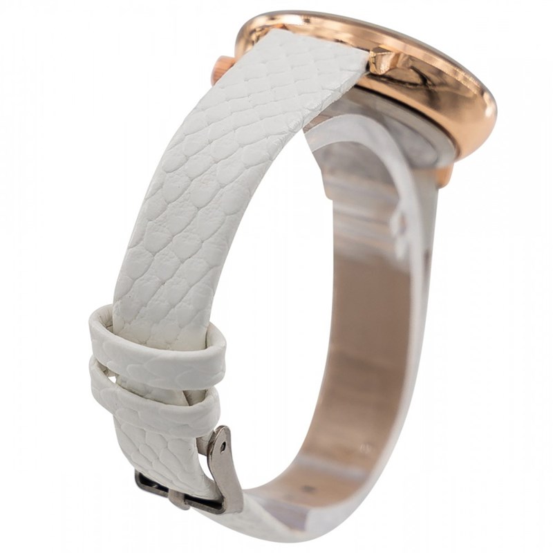 Montre Femme CHTIME bracelet Cuir Blanc