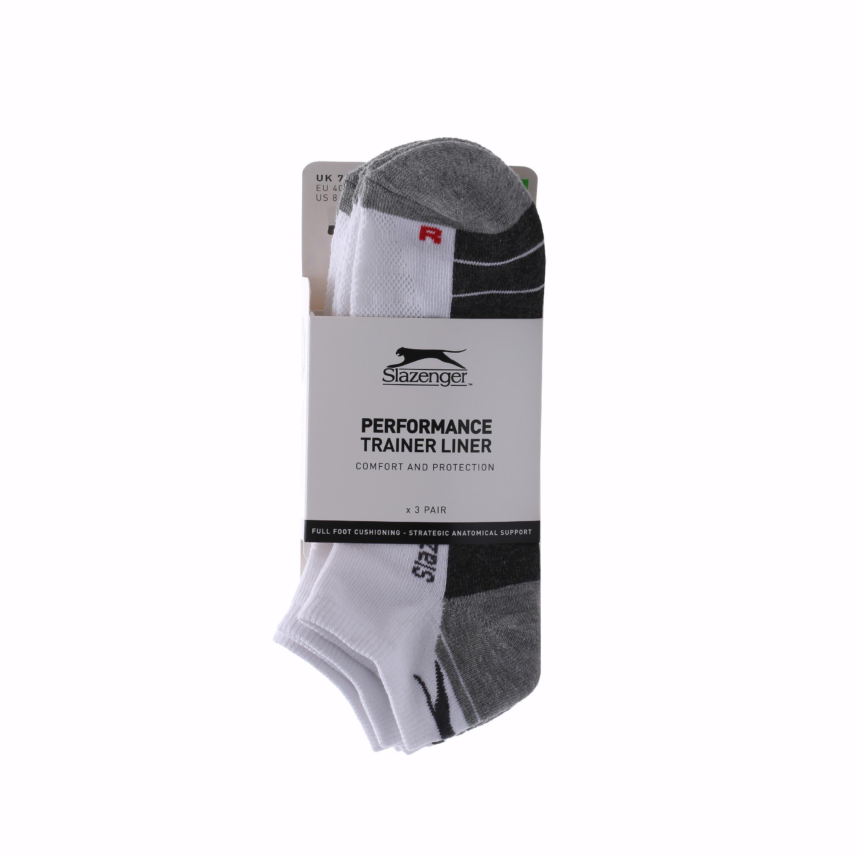 Slazenger 3 Pack Trainer Socks Mens