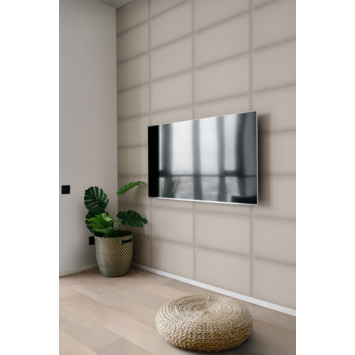 Wandkussen boucle taupe 60x30 cm