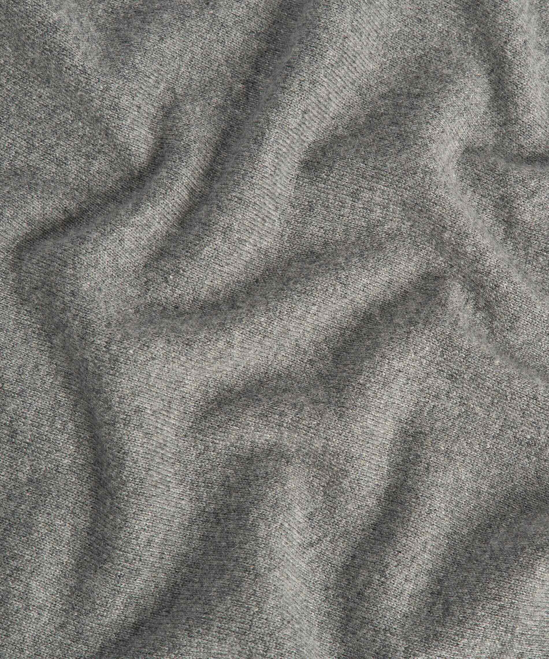 Pull col v en cachemire | Gris
