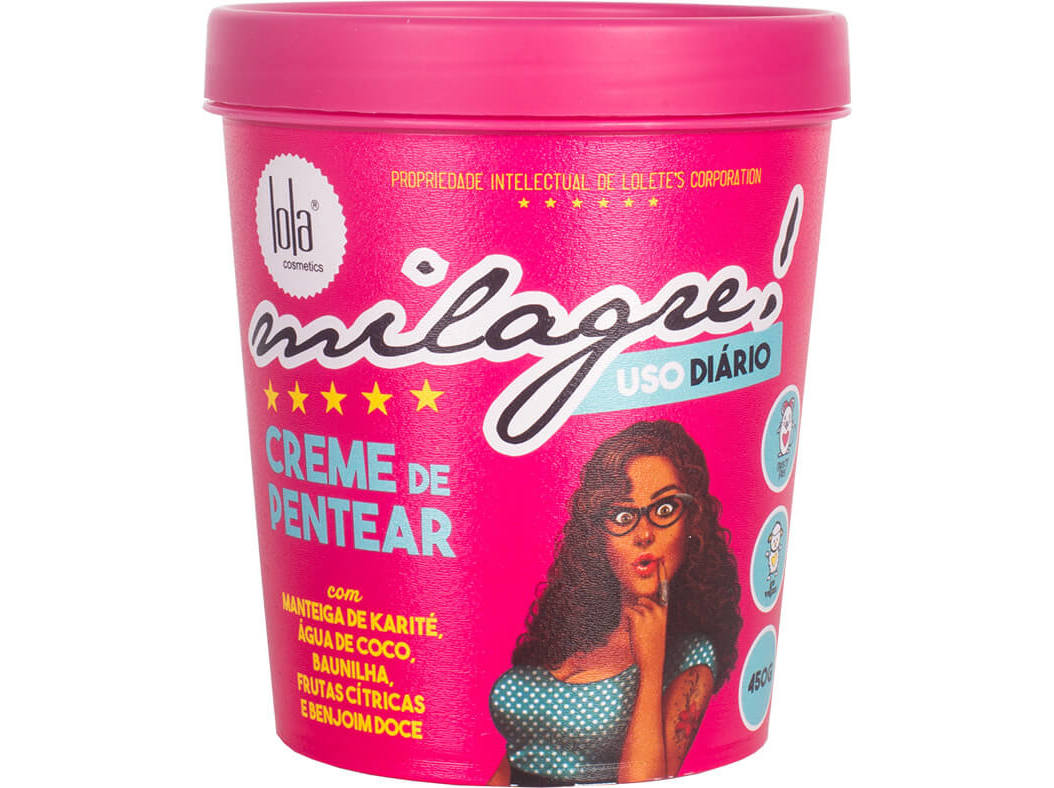 CREME PENTEAR LOLA MILAGRE 450G