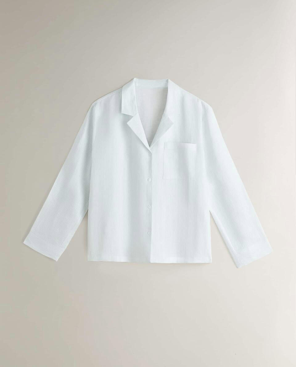 CAMISA DE LINHO LISTRADA