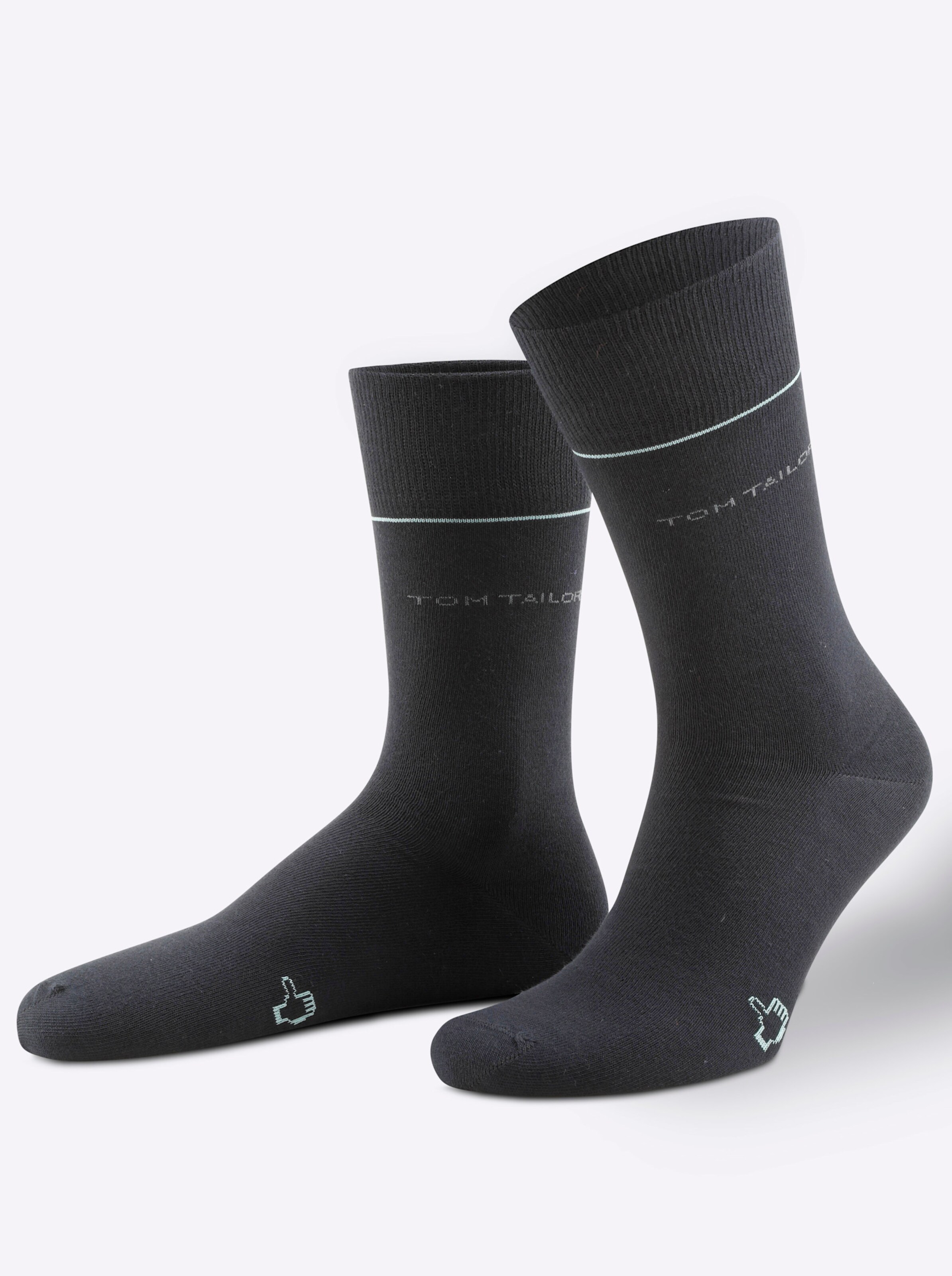 TOM TAILOR Herren-Socken in schwarz-sortiert