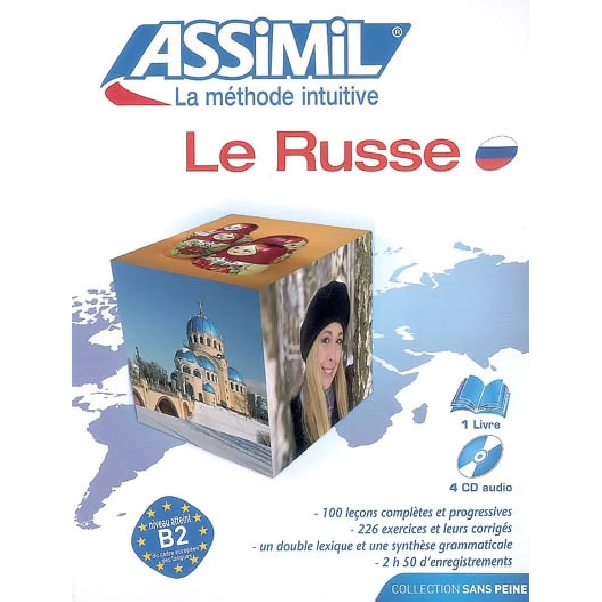 Le russe : niveau atteint B2 du Centre européen des langues : pack CD · Occasion