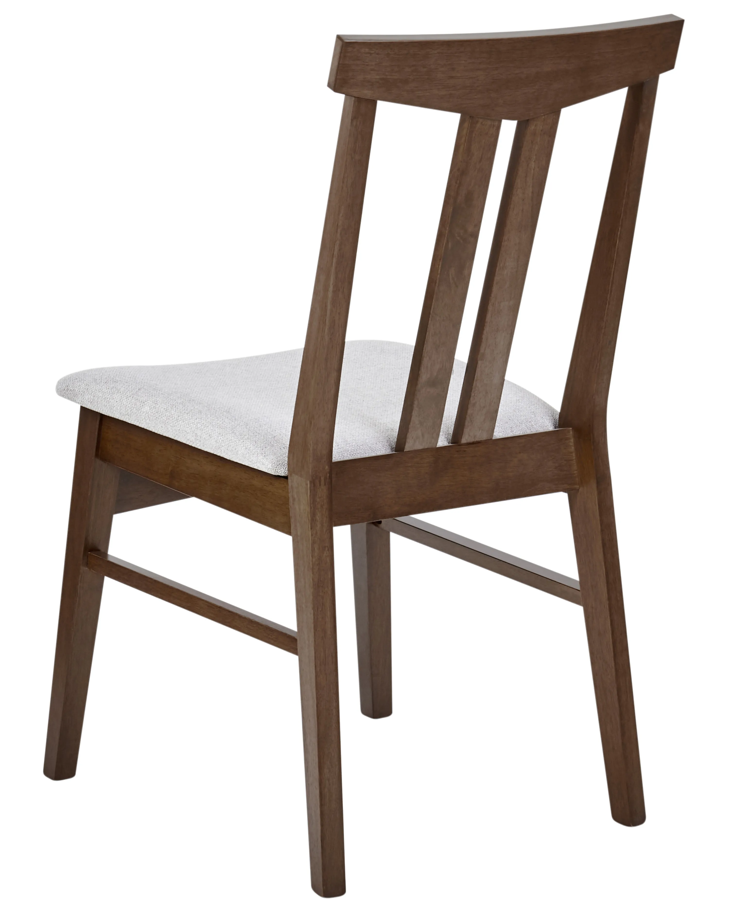 Set van 2 eetkamerstoelen AVALON Hout Lichtgrijs