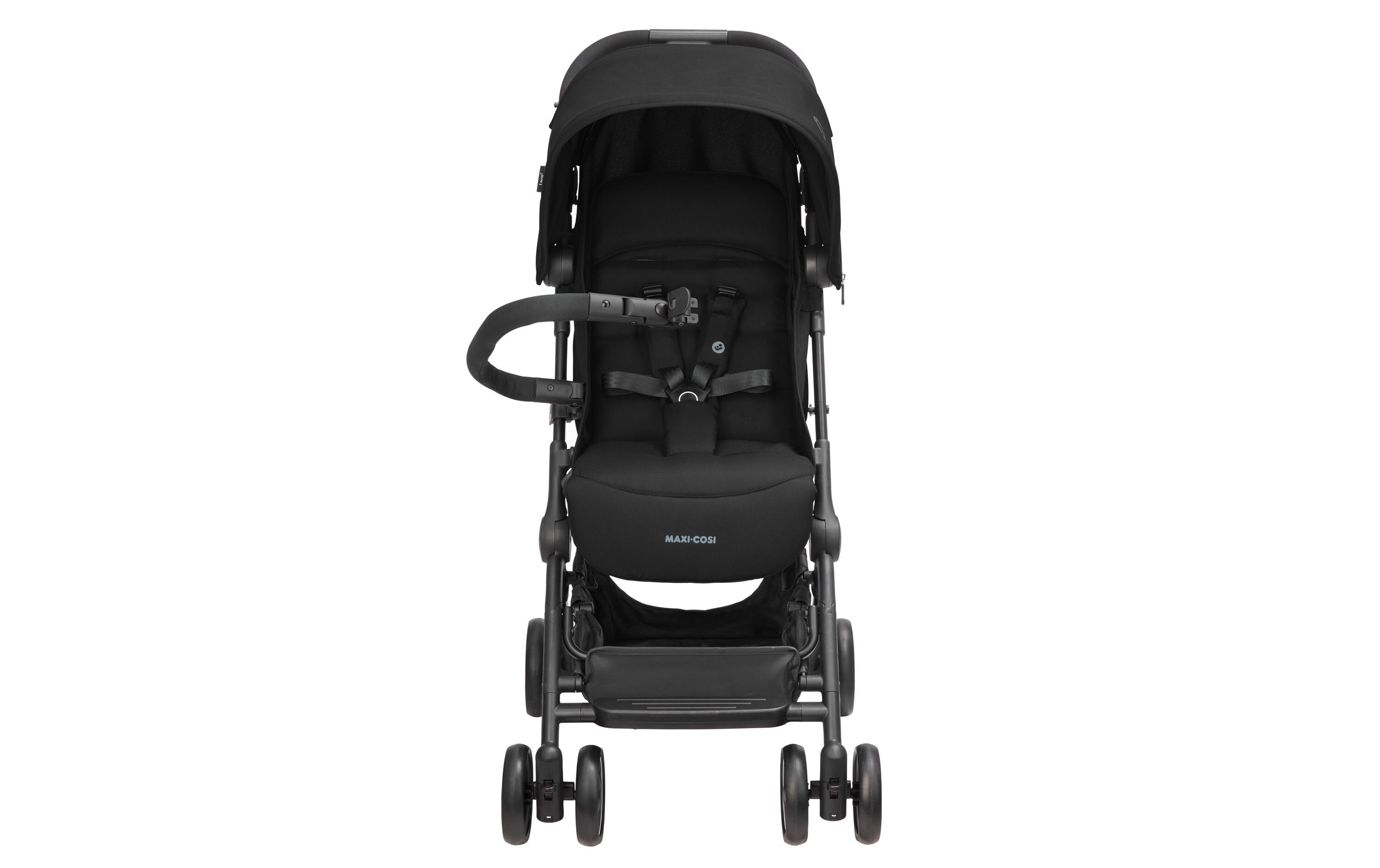 Buggy Lara2 Schwarz<br>Kinderwagen für enge Räume und grosse Abenteuer