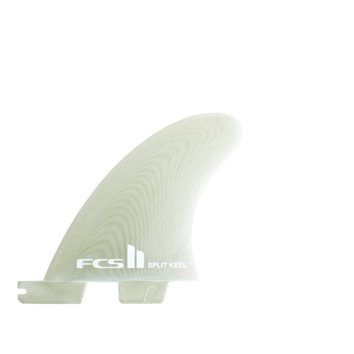 FCS FCS II PG Split Retro Keel Clear - L/XL Quad