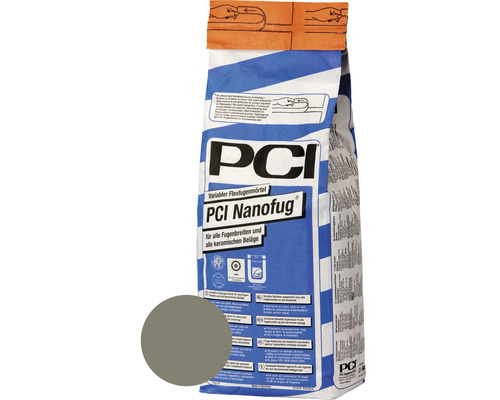 PCI Nanofug® variabele flexibele voegmortel voor aardewerk- en steengoedbedekkingen, cementgrijs, 15 kg