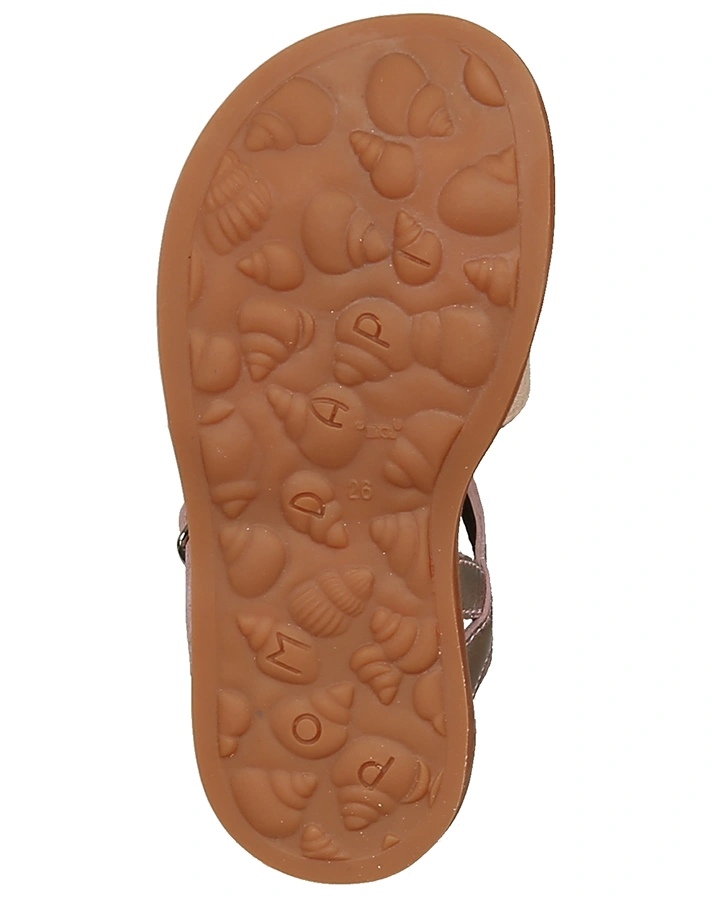 Leder-Sandalen PLAGETTE DAISY in rosa