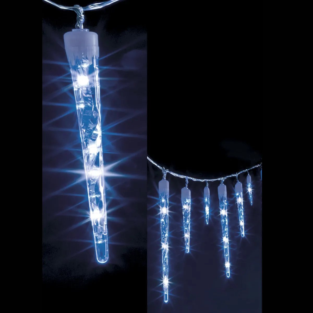 Feeric Christmas Guirlande Glaçon LED 1.4M