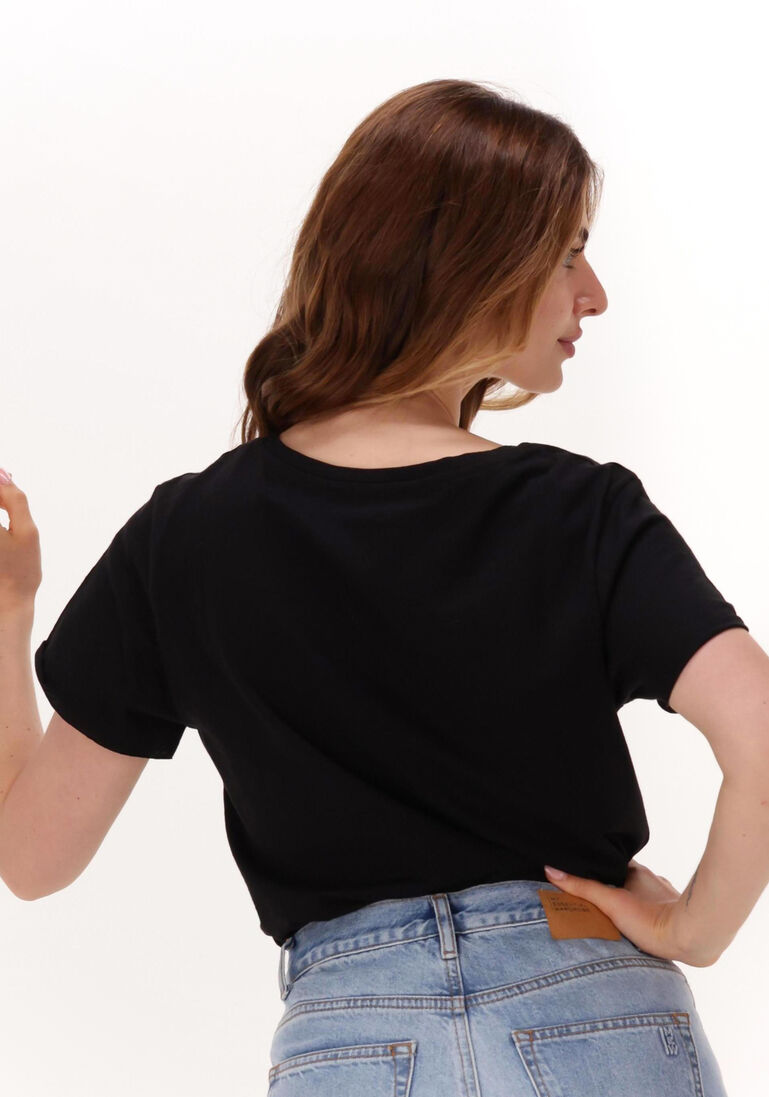 MY ESSENTIAL WARDROBE zwarte my essential wardrobe t-shirt 09 the otee slub yarn jersey