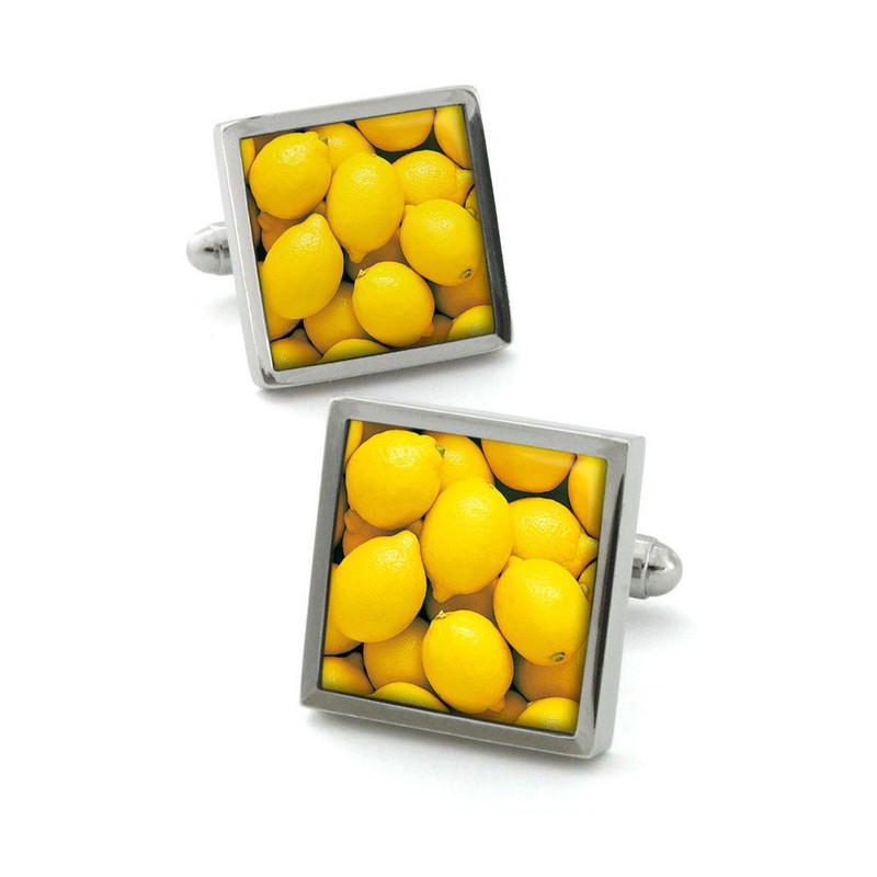 Boutons de manchette, citron