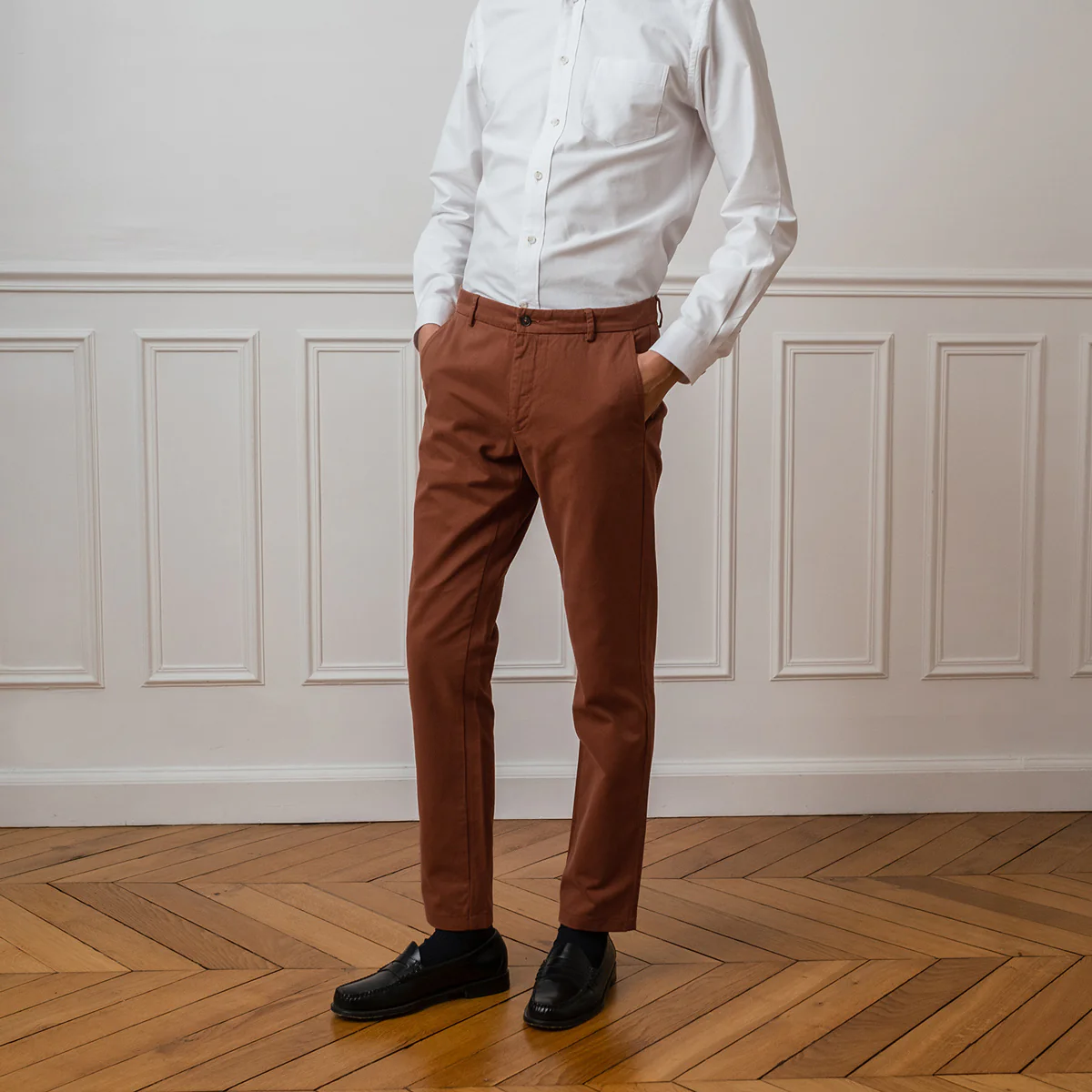 Brick chinos