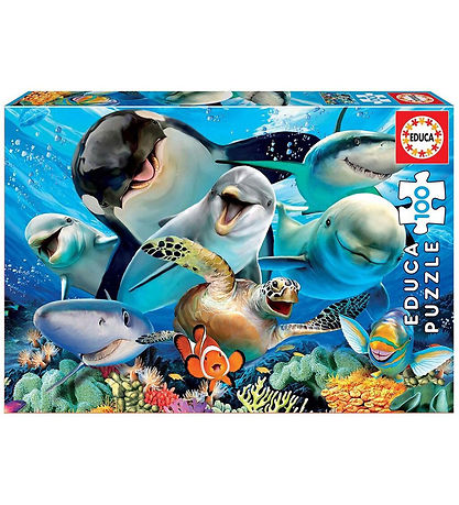 Educa Puzzlespiel - Unterwasser-Selfie - 40x28 cm - 100 Teile