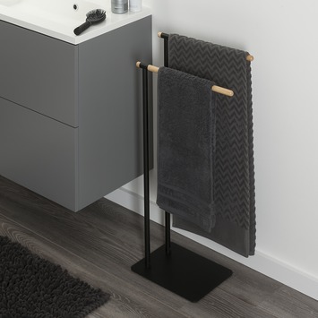 Sealskin Brix Dubbel Handdoekrek Zwart