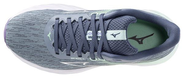 Chaussures Running Mizuno Wave Inspire 21 Bleu/Vert Femme