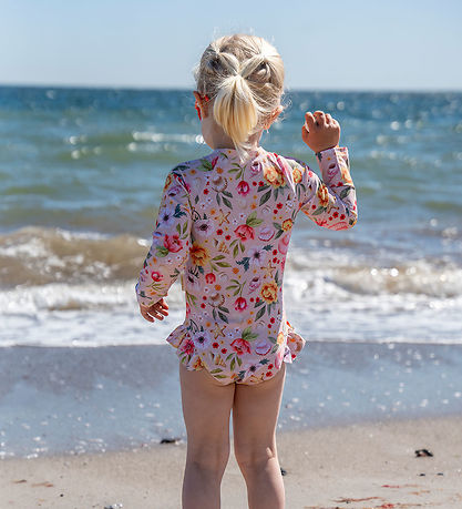 Filibabba Badeanzug - Will - UV50+ - Ocean Blossom