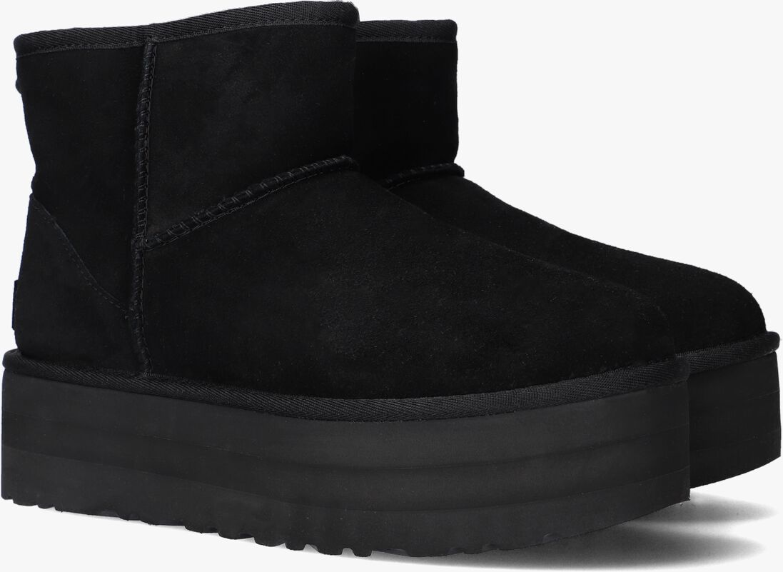 UGG zwarte ugg vachtlaarzen w classic mini platform