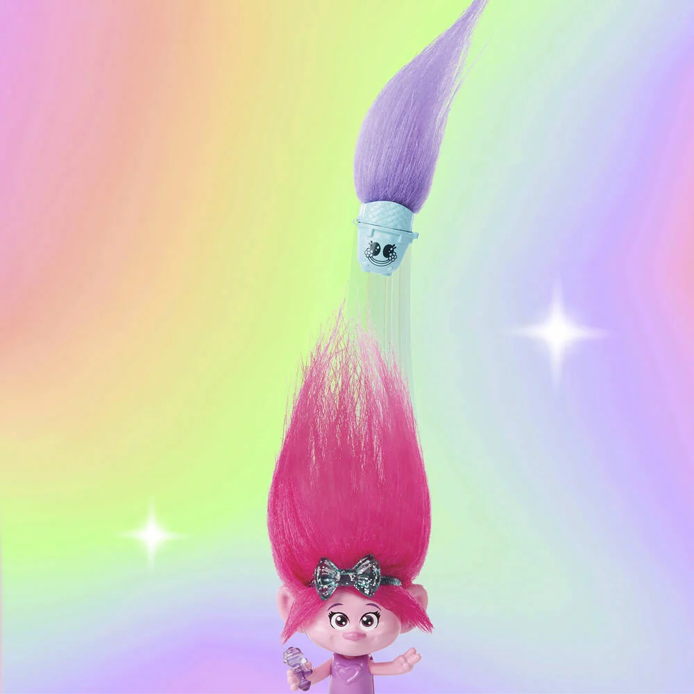 TROLLS 3 - FIGURINE POPPY - HAIR POPS