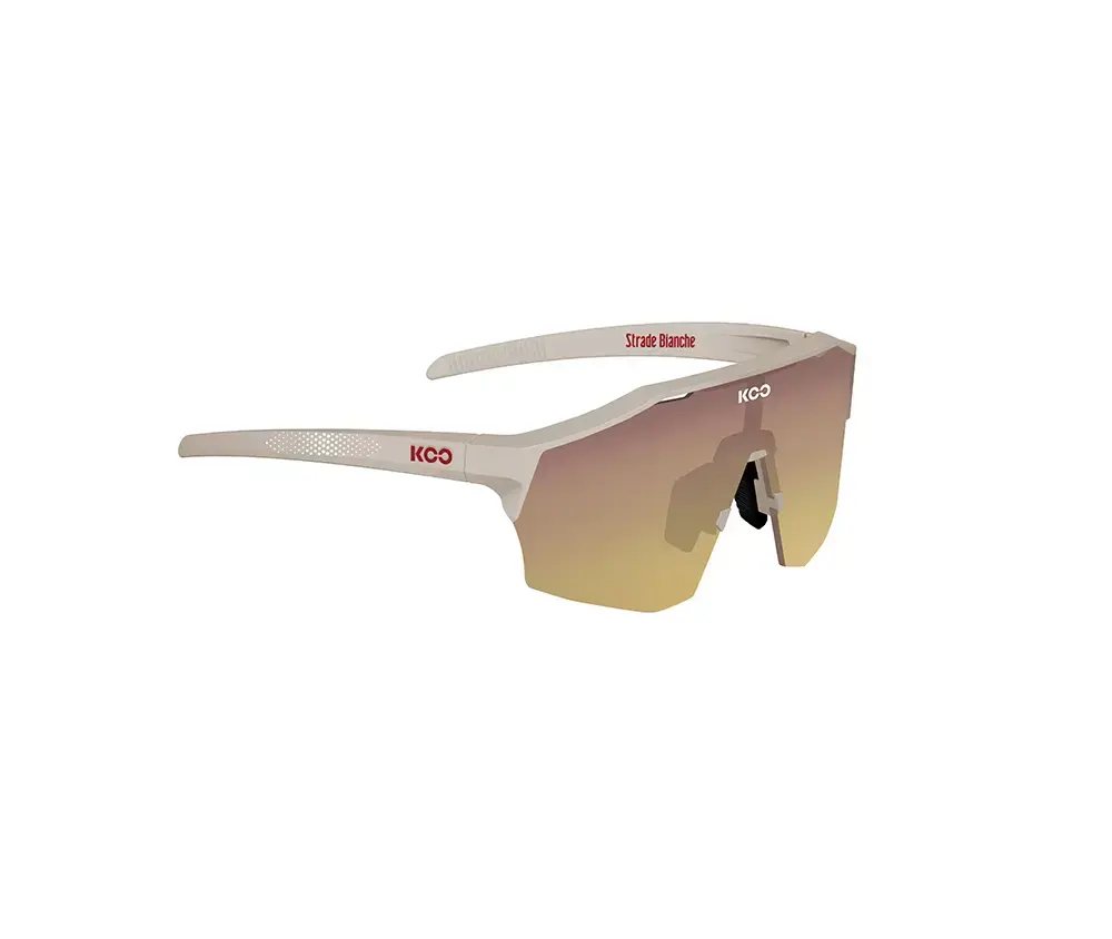 KOO ALIBI Sport Zonnebril Lichtbruin met Sunrise Mirror Lens