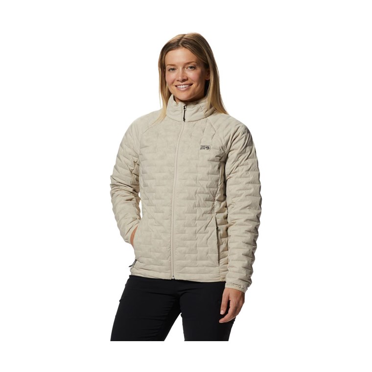 Mountain Hardwear Stretchdown Light Jacket Women Wild Oyster