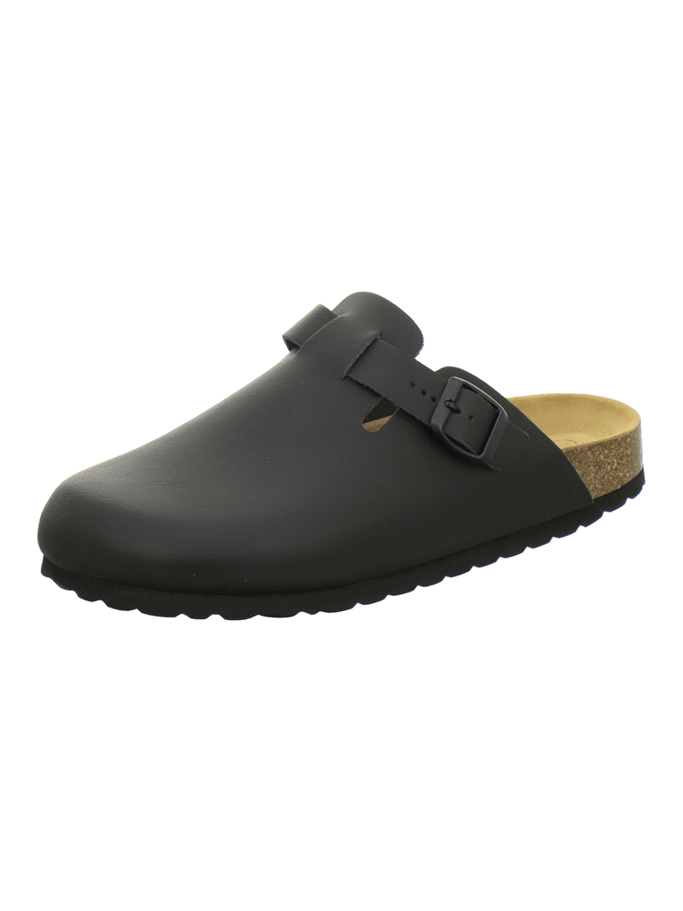 Clogs Herren Leder schwarz