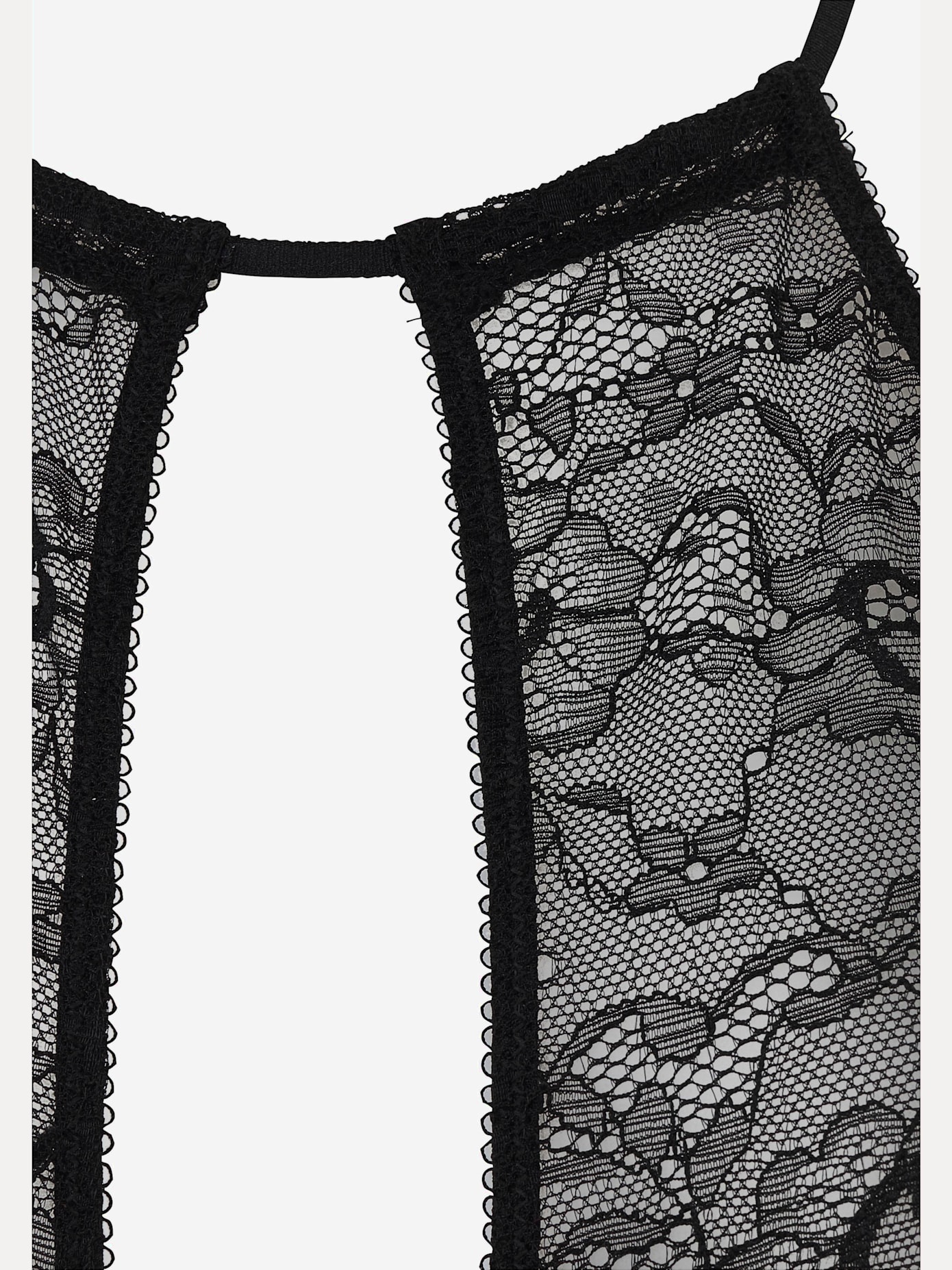 Débardeur en dentelle bustier en dentelle avec grande encolure