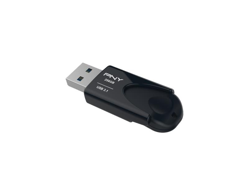 PNY USB-Stick Attaché 4 3.1 256 GB USB-Stick mit 256 GB Speicherkapazität und 80 MB/s Lesegeschwindigkeit