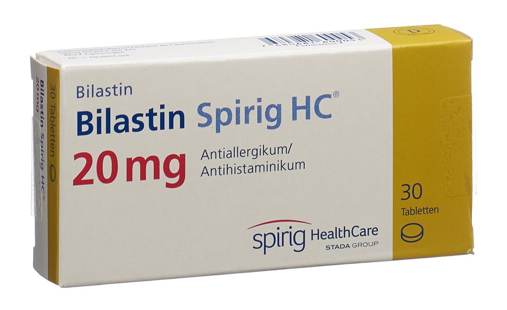 BILASTINE Spirig HC Tabl 20 mg Blist 30 Stk