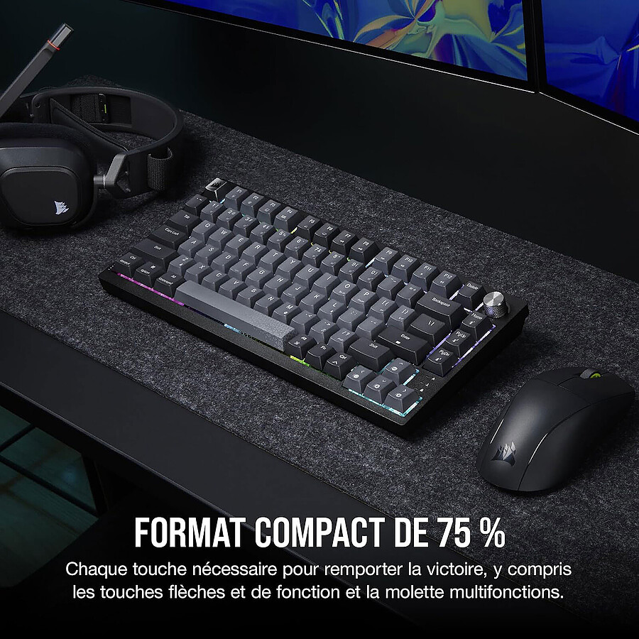 Corsair K65 Plus Wireless Tactile - Corsair MLX Fusion