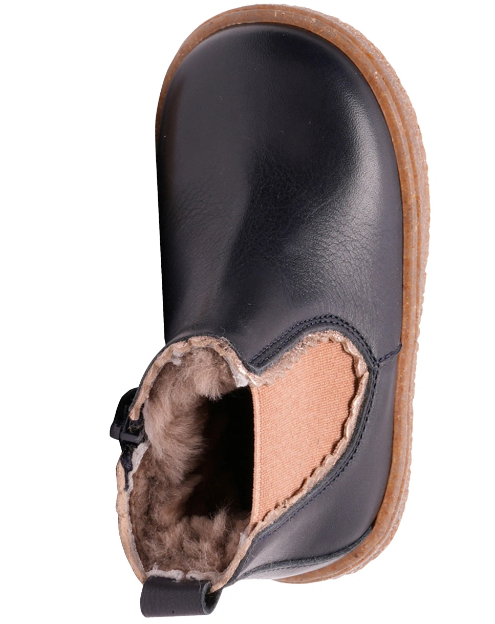 Chelsea-Boots SIGGI LAMB gefüttert in deep