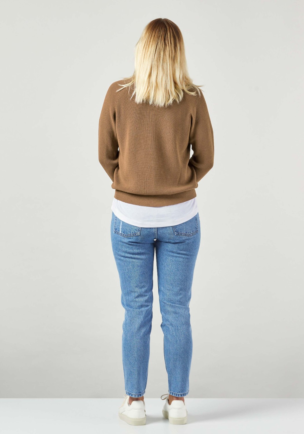 WE ARE ZRCL Damen-Knit-Cardigan Ida Swiss Edition Caramel