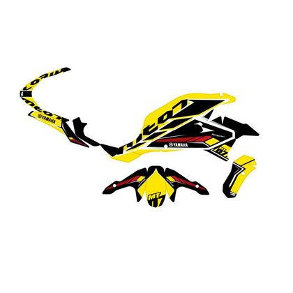 Kit déco RiderUnik CORP YELLOW