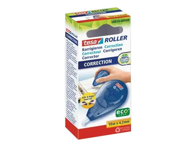 Tesa - Korrektionsrulle - 4.2 mm x 10 m - hvid - plastik