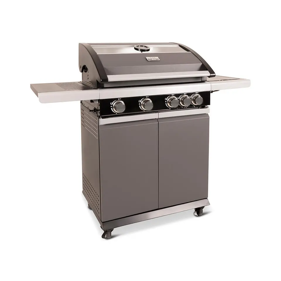 Patton Patio Pro Chef 4 1 Gasbarbecue - Frozen Grey